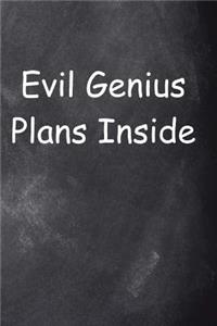 2019 Daily Planner Funny Saying Evil Genius Plans Inside 384 Pages