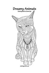 Dreamy Animals Coloring Book for Grown-Ups 1