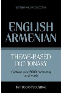 Theme-Based Dictionary British English-Armenian -5000 words