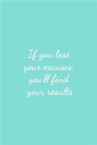 If You Lose Your Excuses, You'll Find Your Results