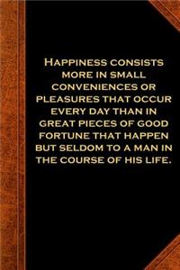 2019 Weekly Planner Ben Franklin Quote Happiness Vintage Style