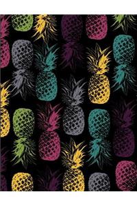 Colorful Pineapple Composition Book