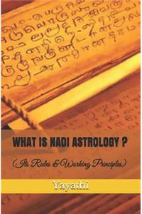 What is Nadi Astrology ?