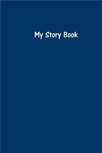 My Story Book - Create Your Own Picture Book in Navy Blue