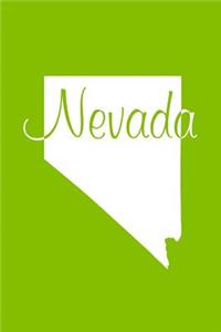 Nevada - Lime Green Lined Notebook with Margins