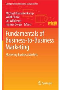 Fundamentals of Business-To-Business Marketing