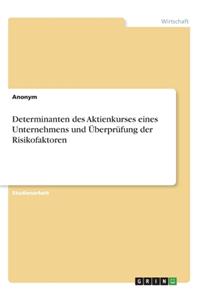 Determinanten des Aktienkurses eines Unternehmens und Überprüfung der Risikofaktoren