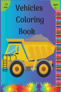 Vehicles Coloring Book