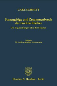 Staatsgefuge Und Zusammenbruch Des Zweiten Reiches