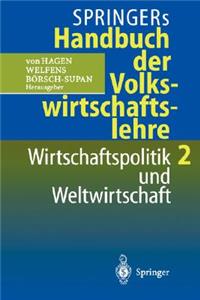 Springers Handbuch Der Volkswirtschaftslehre 2