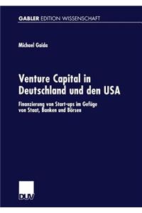 Venture Capital in Deutschland Und Den USA