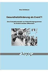 Gesundheitsforderung ALS Event?!