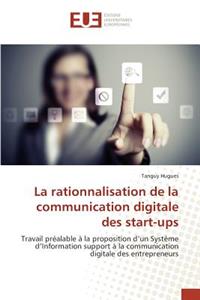Rationnalisation de la Communication Digitale Des Start-Ups