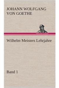 Wilhelm Meisters Lehrjahre - Band 1