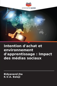 Intention d'achat et environnement d'apprentissage