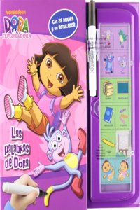 Dora la Exploradora. Libro juguete - Las palabras de Dora: Con 20 imanes y un rotulador
