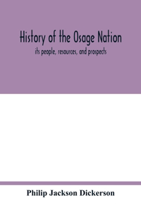 History of the Osage nation