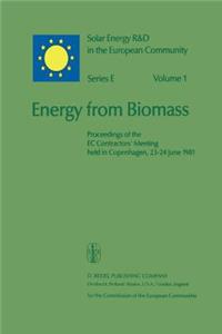 Energy from Biomass: Proceedings of the EC Contractors' Meeting Held in Copenhagen, 23-24 June 1981