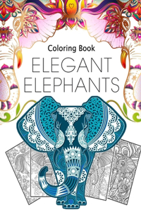 Elegant Elephants Coloring Book