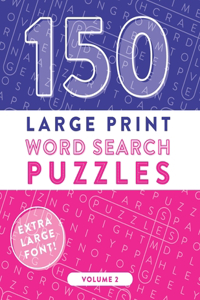 150 Large Print Word Search Puzzles