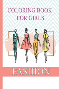 COLORING BOOK FOR GIRLS Fashion