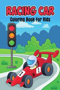 Racing Car Coloring Book for Kids
