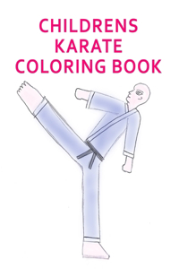 Childrens Karate Coloring Book