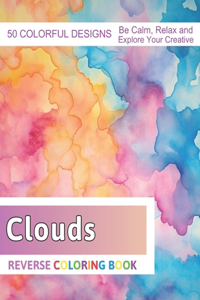 Clouds Reverse Coloring Book