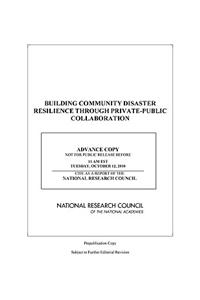 Building Community Disaster Resilience Through Private-Public Collaboration