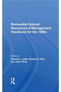 Renewable Natural Resources