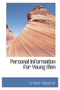 Personal Information for Young Men