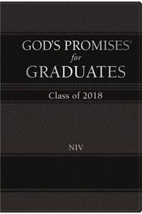 God's Promises for Graduates: Class of 2018 - Black NIV