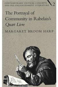 The Portrayal of Community in Rabelais's Quart Livre