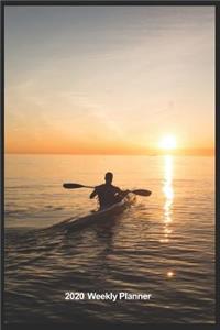 Plan On It 2020 Weekly Calendar Planner - Canoeing At Dawn