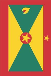 Grenada Flag Notebook - Grenadian Flag Book - Grenada Travel Journal