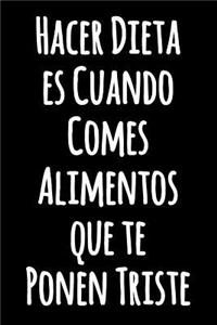 Hacer Dieta es Cuando Comes Alimentos que te Ponen Triste