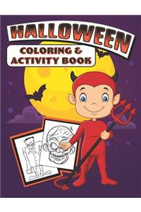 Halloween Coloring & Activity Book