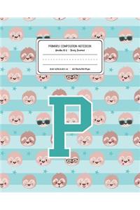 Primary Composition Notebook Grades K-2 Story Journal P