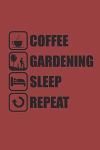 Coffee Gardening Sleep Repeat