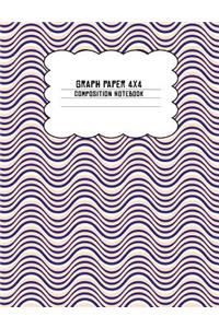 Graph Paper 4x4 Composition Notebook