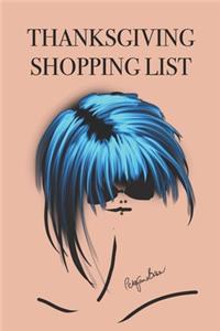 Thanksgiving Shopping List