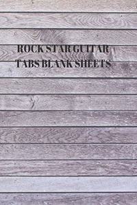 Rock Star Guitar Tabs Blank Sheets