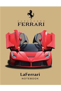 Supercars Ferrari Laferrari Notebook