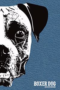 Boxer Dog Graph Paper Notebook