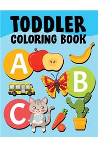 Toddler Coloring Book ABC