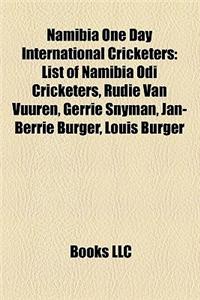 Namibia One Day International Cricketers