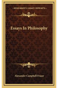 Essays In Philosophy