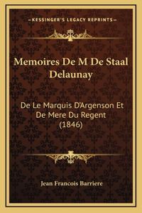 Memoires De M De Staal Delaunay