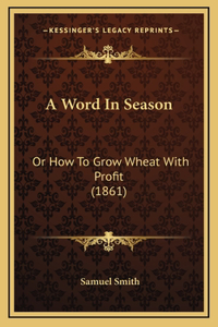 A Word In Season