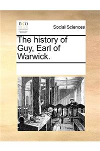 The History of Guy, Earl of Warwick.